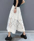 Sheer Pattern Wide Pants